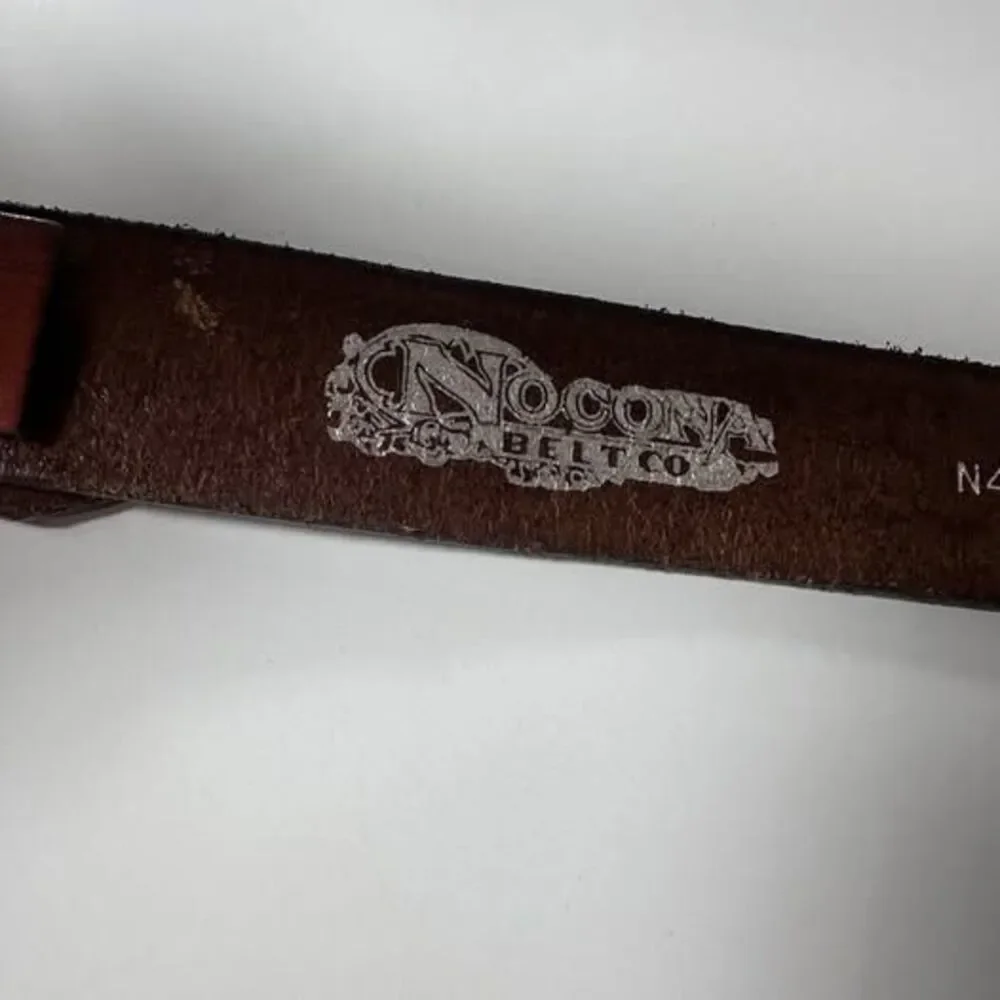 Nocona Belt Co. Western Leather Belt Size 28